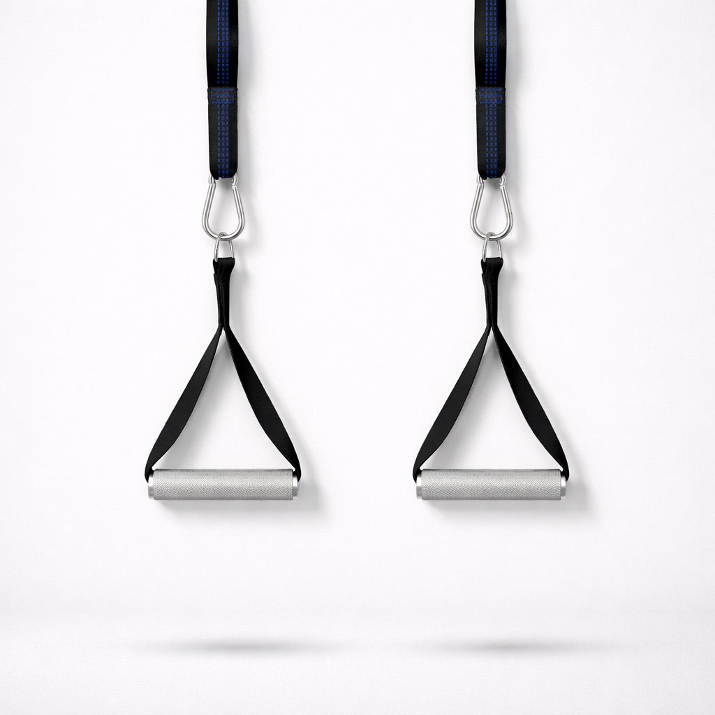 Gym Cable Machine Knurled Stirrup D- Handles