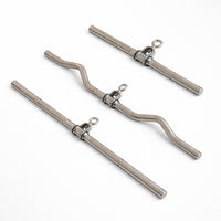 Triple Cable Attachment Pack | EZ Curl Bar Tricep Bar & Straight Bar