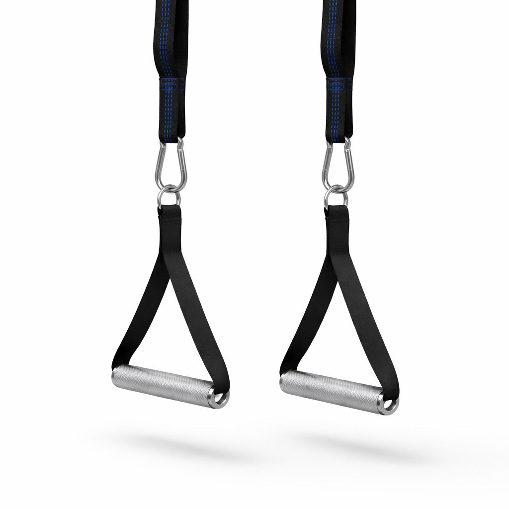 Gym Cable Machine Knurled Stirrup D- Handles