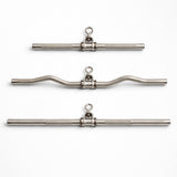 Triple Cable Attachment Pack | EZ Curl Bar Tricep Bar & Straight Bar