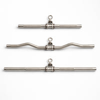 Triple Cable Attachment Pack | EZ Curl Bar Tricep Bar & Straight Bar