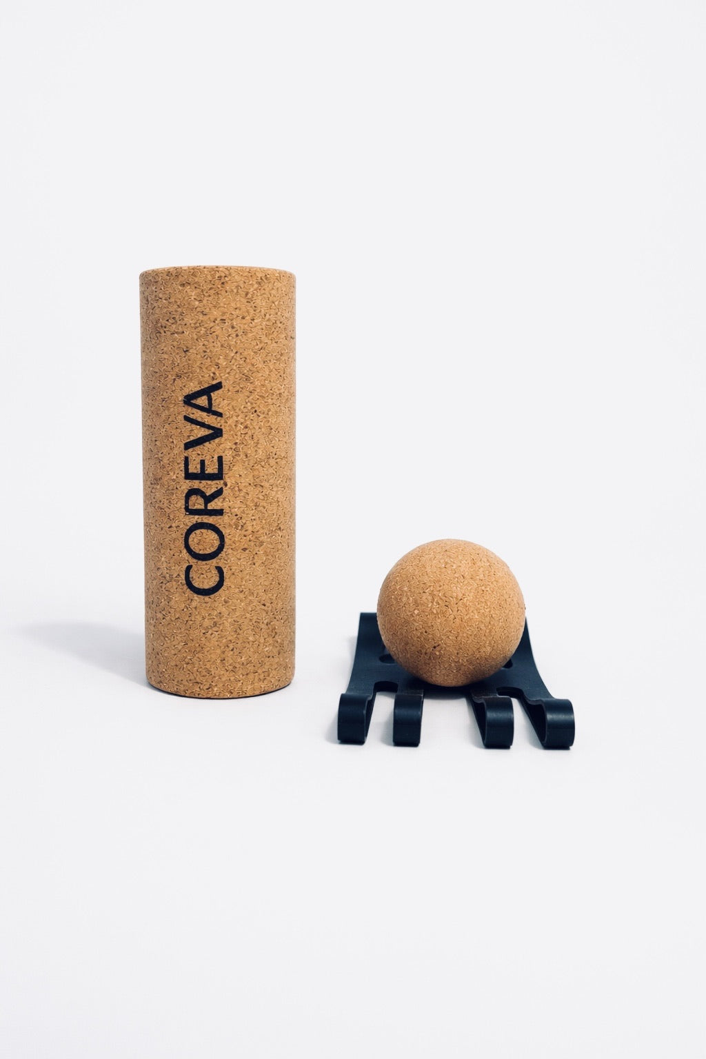 Footcare Kit - Cork Massage Roller, Ball & Toe Mobility Set for Recovery & Foot Strength