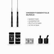 CrossFit Essentials Bundle – Speed Rope, Sweatbands, Thumb Tape & Wrist Wraps