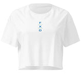 White Here to Disrupt Crop Women's Crop Top