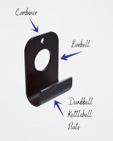 Hook Quick-Load Dumbbell and Kettlebell Weight Hooks