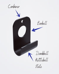 Hook Quick-Load Dumbbell and Kettlebell Weight Hooks