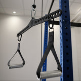 Gym Cable Machine Knurled Stirrup D- Handles
