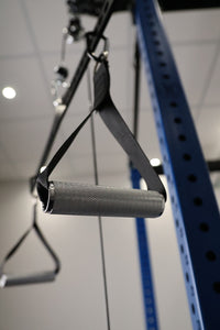 Gym Cable Machine Knurled Stirrup D- Handles