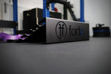 Slant Resist: Metal Slant Board – Heel Elevated Squat Platform with Band Resistance