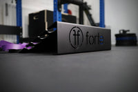 Slant Resist: Metal Slant Board – Heel Elevated Squat Platform with Band Resistance