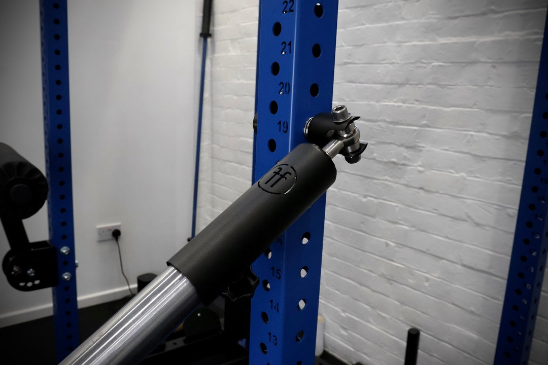 Rack-Mounted Landmine Attachment with 360° Rotation