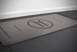 Handstand mat with hand positioning guide