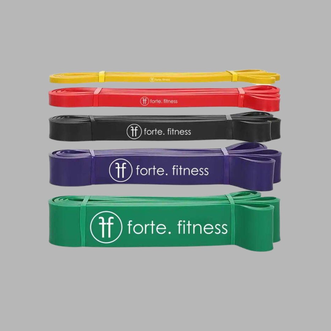 Resistance Band Set of 5 for Home & Gym Strength Training