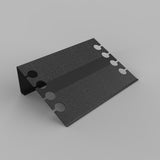 Slant Resist: Metal Slant Board – Heel Elevated Squat Platform with Band Resistance