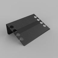 Slant Resist: Metal Slant Board – Heel Elevated Squat Platform with Band Resistance