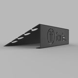 Slant Resist: Metal Slant Board – Heel Elevated Squat Platform with Band Resistance